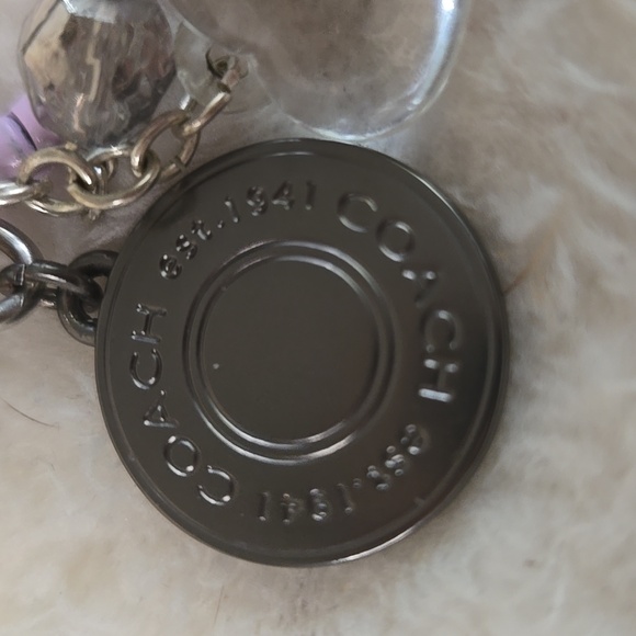 Coach Purple and Silver Key Holder - Picture 2 of 3